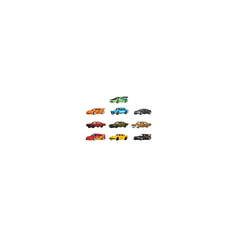 Hot Wheels Silver Series 1:64 Fast and Furious 10'lu Araç Seti JCT92