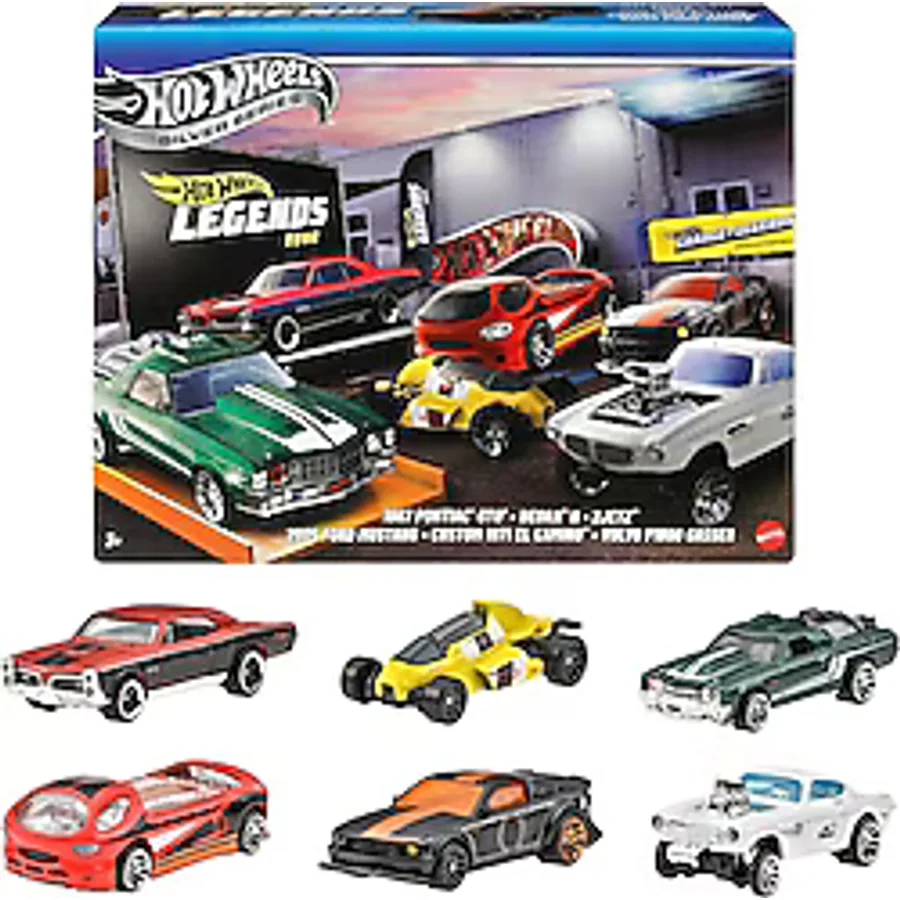 Hot Wheels Silver Series Legends Tour 6'lı Araba Seti JBY78