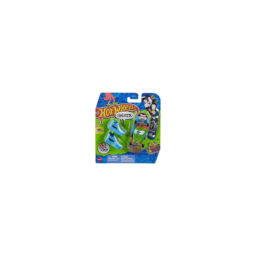 Hot Wheels Skate Parmak Kaykay ve Ayakkabı Paketleri Gummy Grinder HVJ83