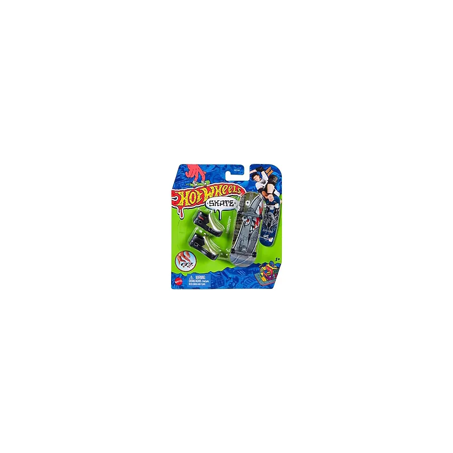 Hot Wheels Skate Parmak Kaykay ve Ayakkabı Paketleri Shredator HNG23