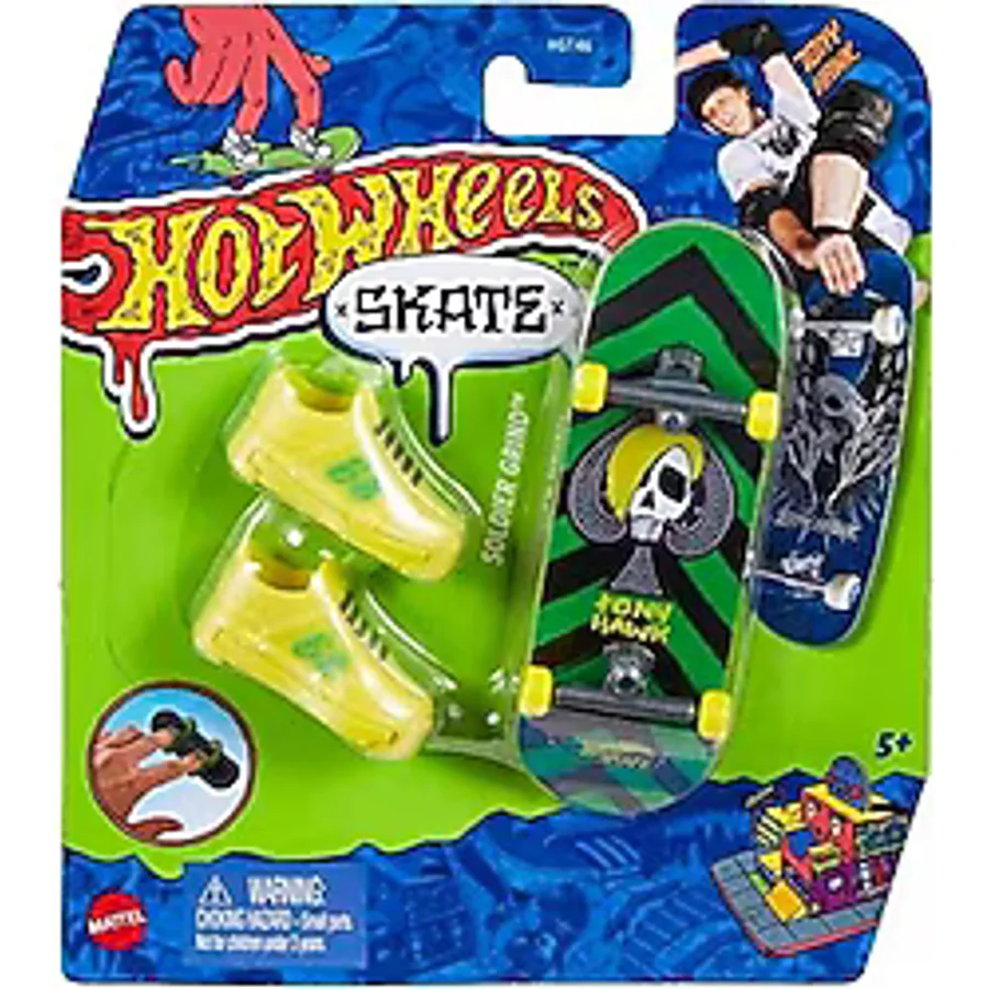 Hot Wheels Skate Parmak Kaykay ve Ayakkabı Paketleri Soldier Grind HNG26