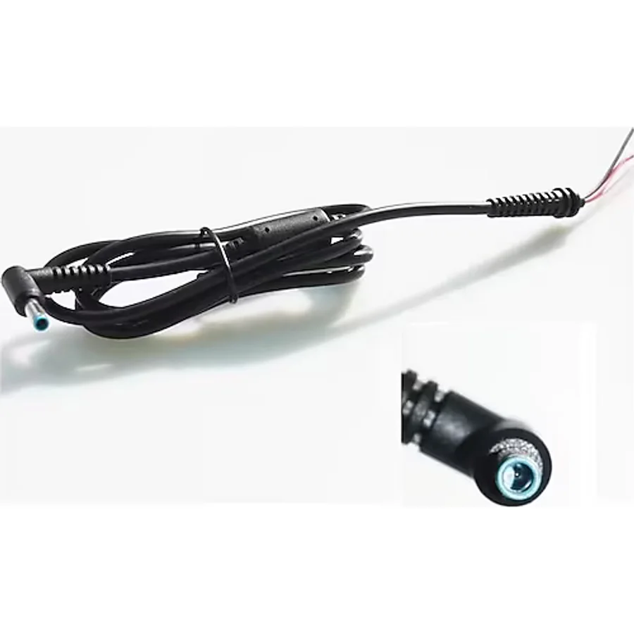 HP 3.0 MM X 4.5 MM İÇİN PİNLİ MAVİ UÇ ADAPTÖR DC KABLO 2 DAMARLI