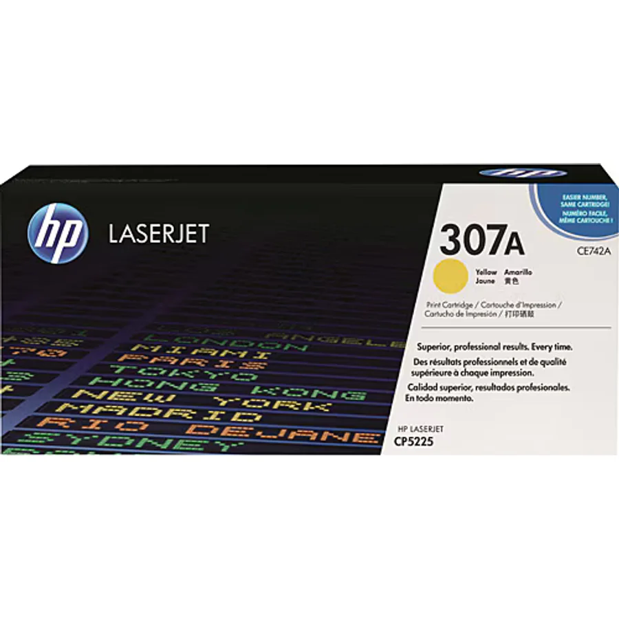 HP 307A CE742A Sarı Toner