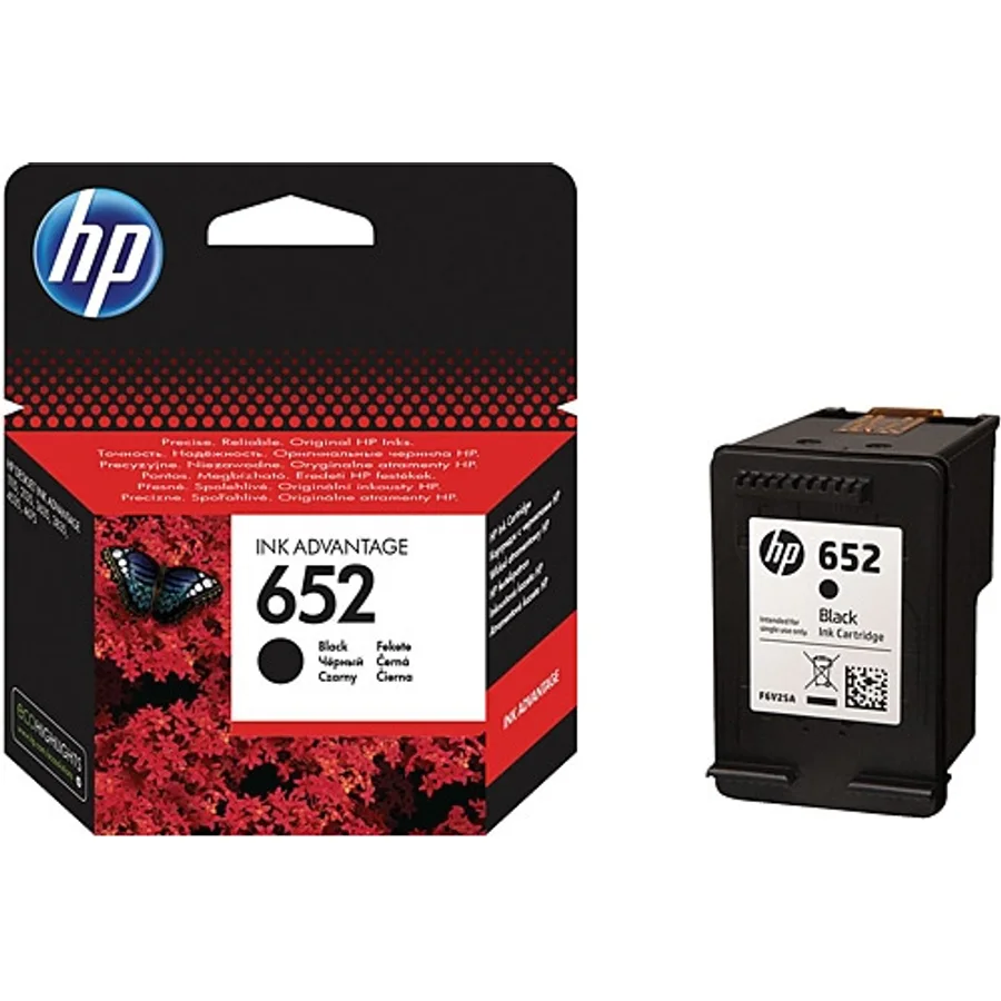 HP 652 F6V25AE Siyah Kartuş