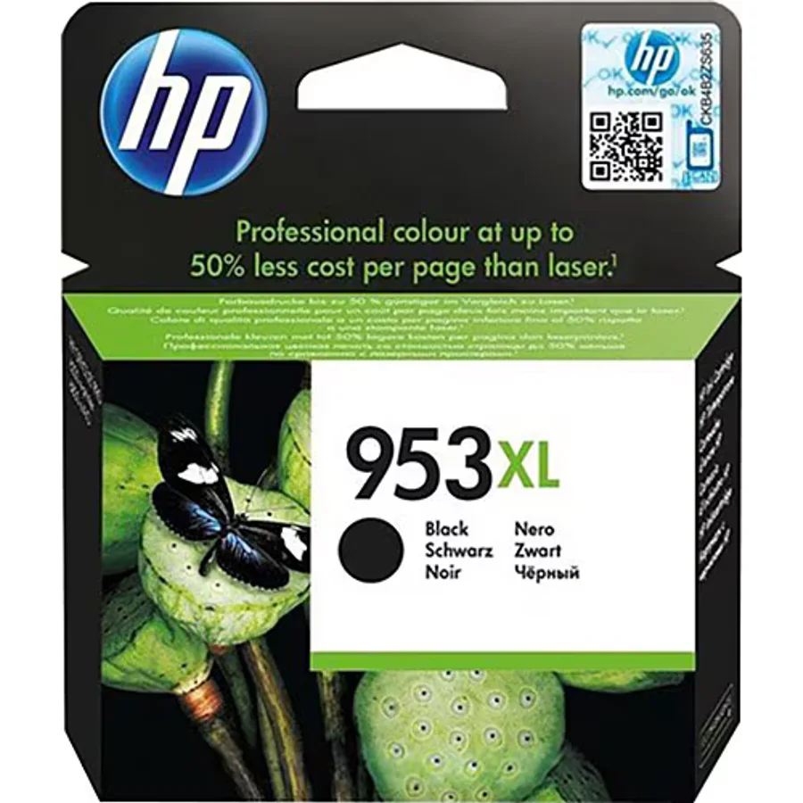 HP 953XL L0S70AE Siyah Orijinal Kartuş