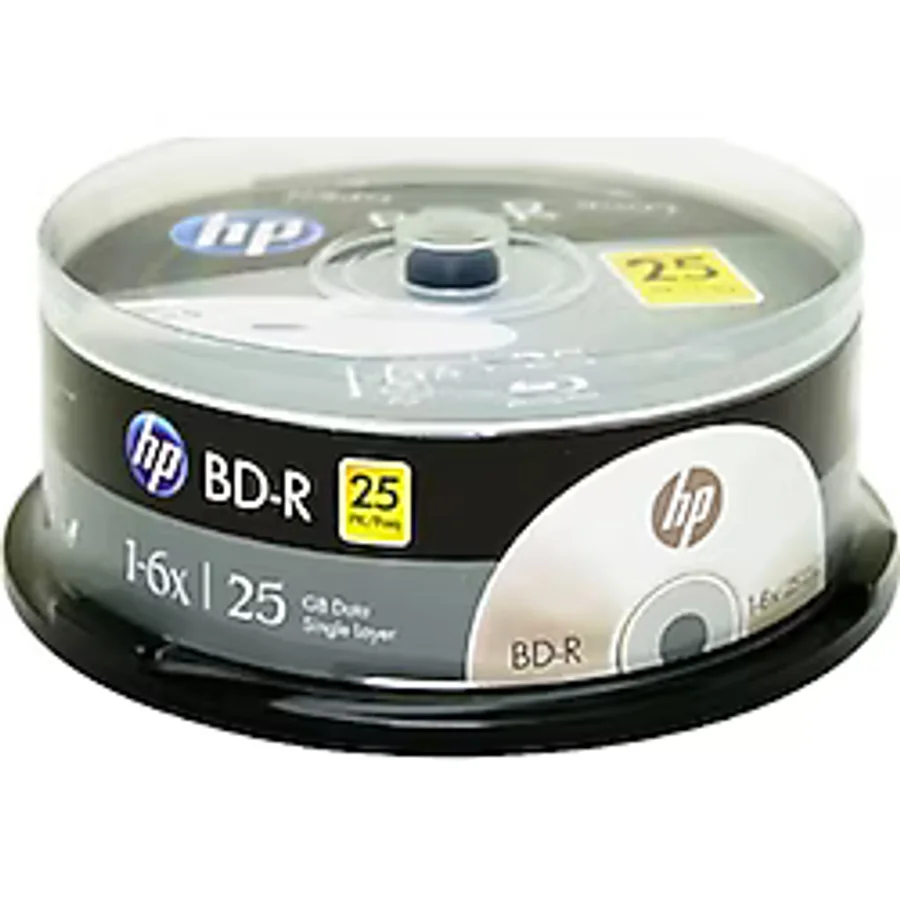HP BLU-RAY BD-R 6X 25GB 25Lİ CAKE BOX PRINTABLE