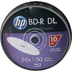 Hp Blu-Ray Bd-R 6X 50Gb 10Lu Cake Box Prıntable Baskı Yapılabilir Blu-Ray Dvd