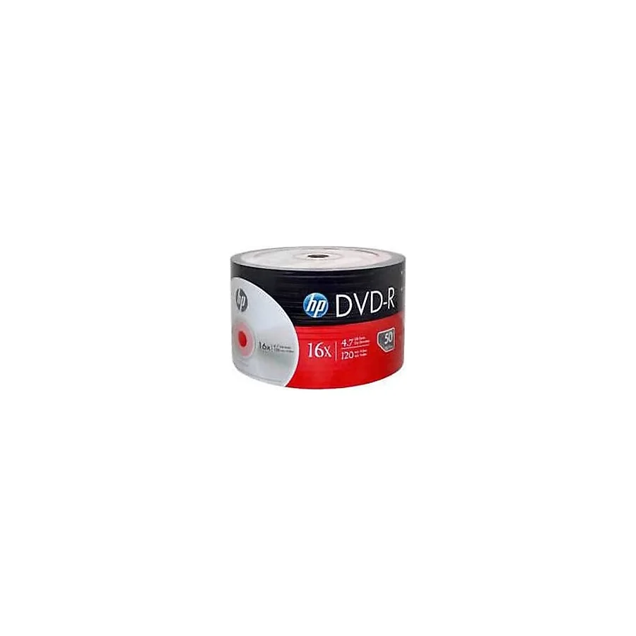 HP Boş DVD-R 16X 4,7GB 50'li Paket Yüksek Kalite ve Dayanıklı Tasarım ile Uyumlu