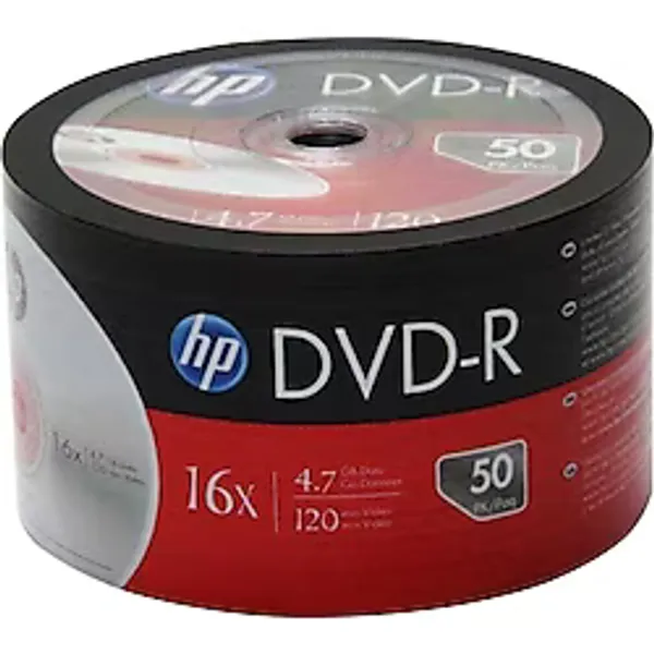 Hp Boş Dvd-R 50'Li Paket 16X 4.7 Gb 120 Min