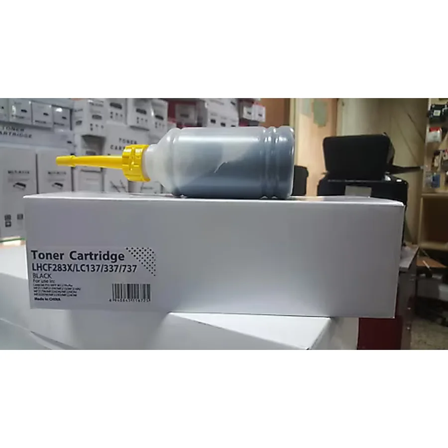 HP CF283 - 83A Kolay Dolan Bitmeyen Toner+Yedek Toner toz