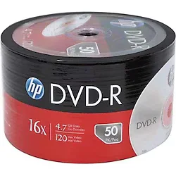 Hp DVD-R 4,7gb-120min 16x 50 li Shrink