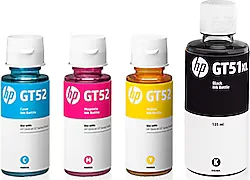HP GT51XL 52 CMYB 4' lü Mürekkep Kartuş Mürekkebi