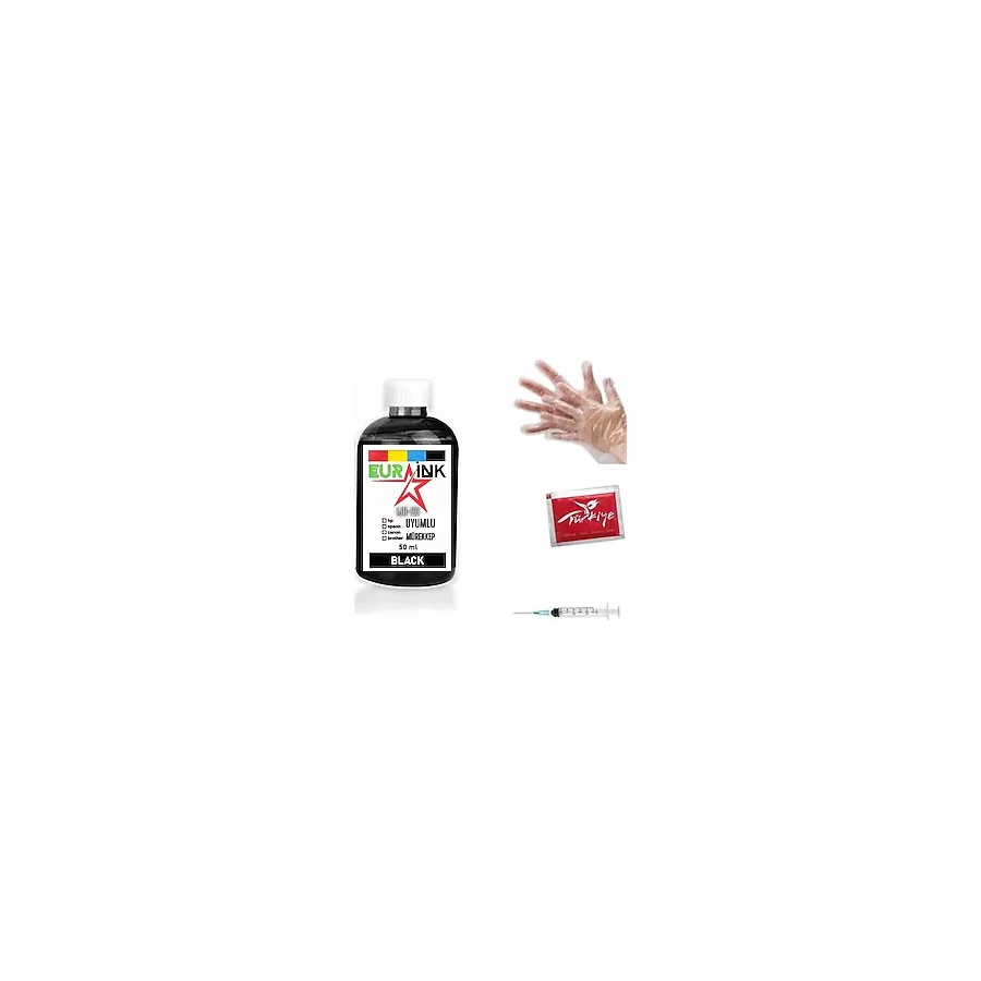 HP OfficeJet Pro 7720 Yazıcılar için uyumlu siyah mürekkep 50 ml