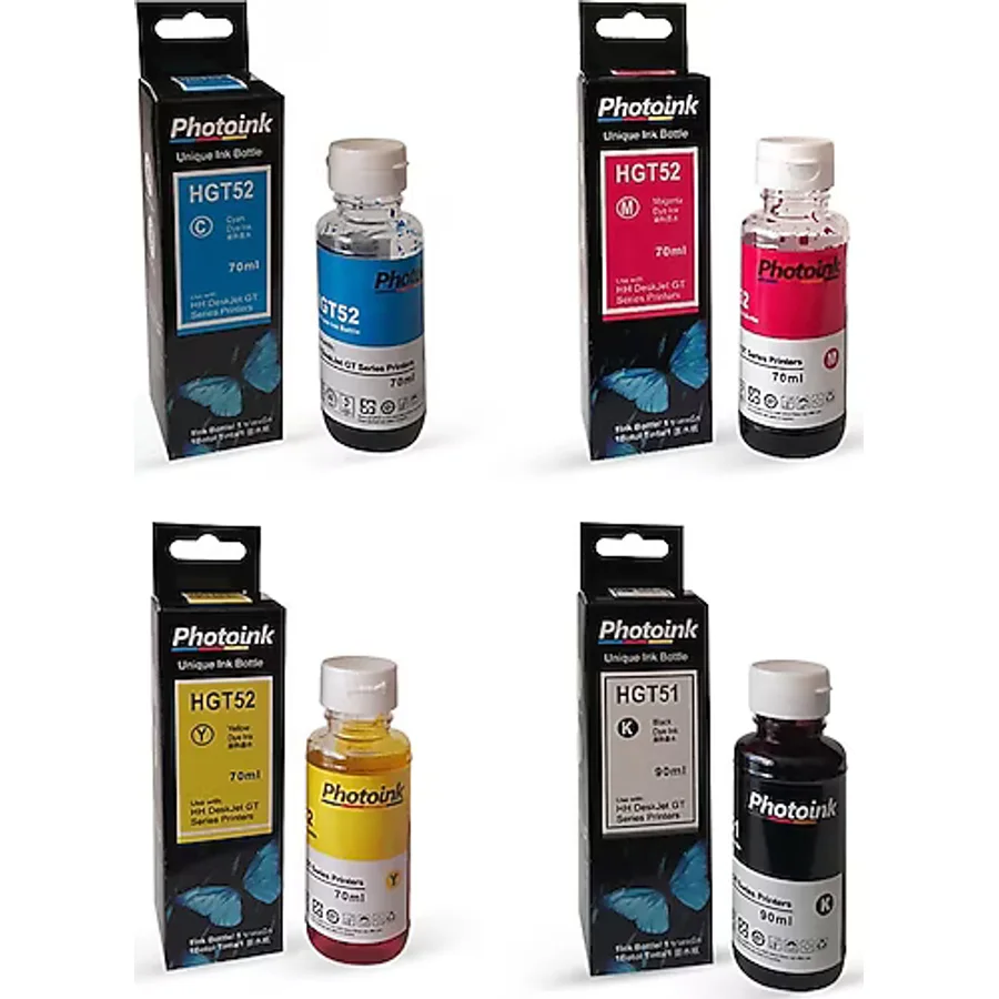 HP Officejet r80 / r80xi 4 Renk 1 Takım Photoink Mürekkep