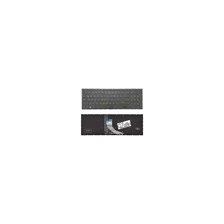 HP Pavilion Gaming 15-ec0019nt (8UD79EA) Uyumlu Notebook Klavyesi Laptop Tuş Takımı (Siyah TR) ışıklı