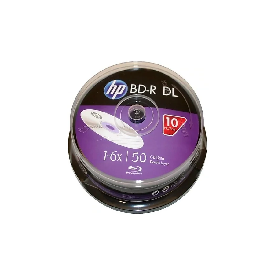 HP Printable BD-R 50Gb 6X 10lu Cakebox Boş Blu-Ray