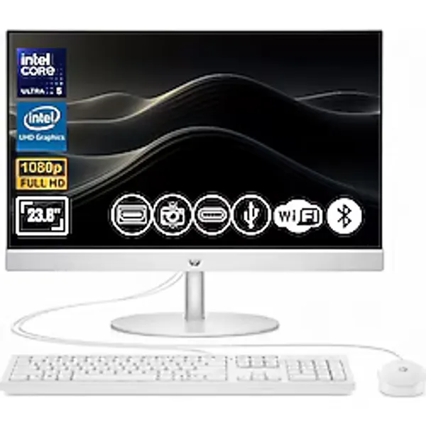 Hp Proone 240 G10 Core Ultra 5 125U 16Gb 512Gb Ssd 23.8" FHD Ips Win11 Pro D36tket A21 All İn One PC