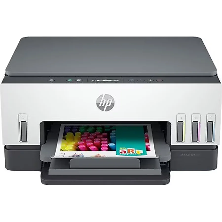 HP Smart Tank 670 6UU48A Wi-Fi + Tarayıcı + Fotokopi Renkli Çok Fonksiyonlu Tanklı Mürekkep Püskürtmeli Yazıcı