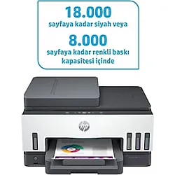 HP Smart Tank 790 4WF66A Wi-Fi + Tarayıcı + Fotokopi + Faks Çok Fonksiyonlu Mürekkep Püskürtmeli Yazıcı