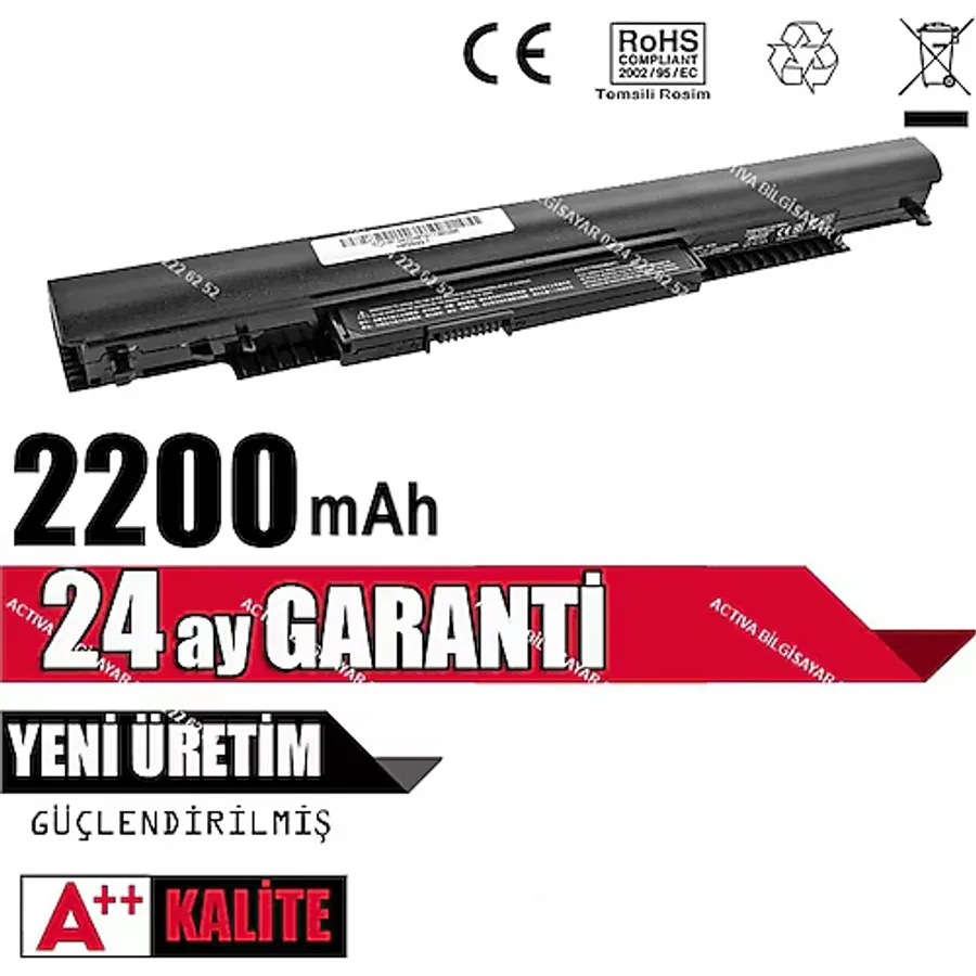 HP Uyumlu 14-Am007Nt X8P53Ea Hs04 Hq-Tre 71025 Hstnn Ib7B Batarya Pil