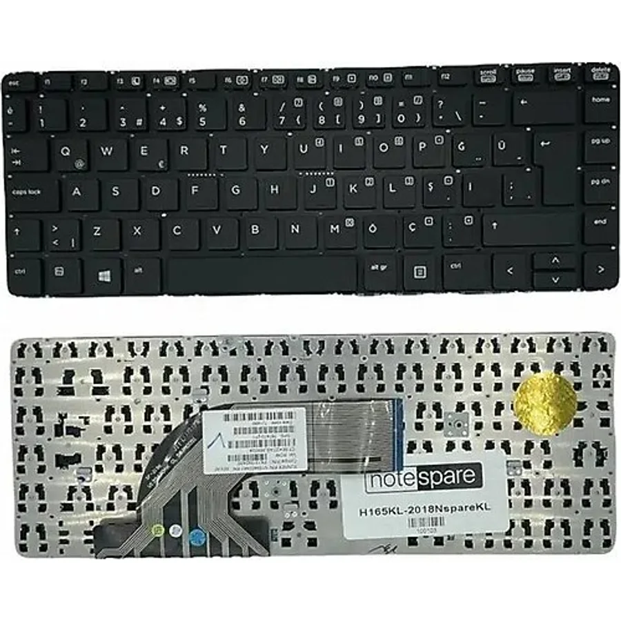 Hp Uyumlu Probook 640 G1, 640 G3 Klavye Siyah Tr