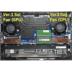 Hp Victus 16-D0000 Serisi Notebook Fanı - Sol (Gpu Fan) - V1 / 60W