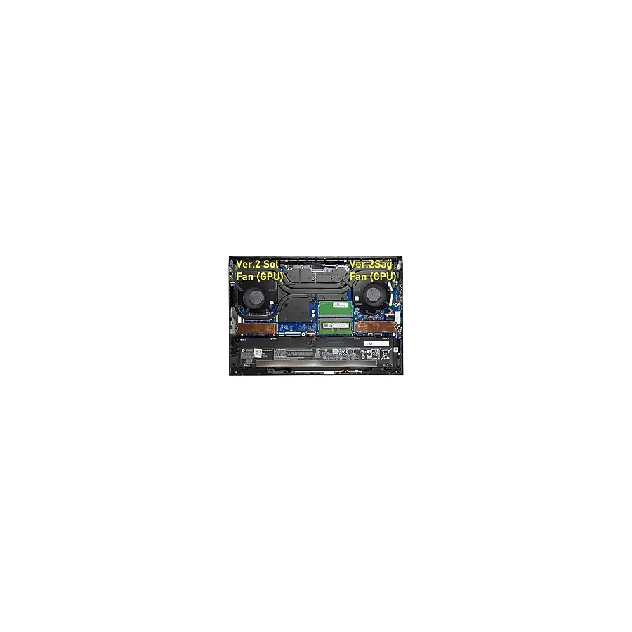 Hp Victus 16-D1038nt (68P23ea) Notebook GPU Ekran Kartı Fanı - V2 / 80W