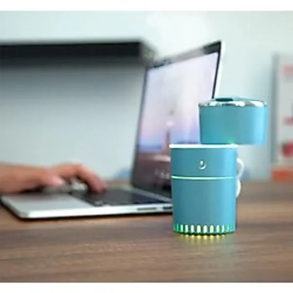 Hsc Bilişim Lattice Ortam Nemlendirme ve Dezenfektan Buhar Makinesi (Mavi) USB - Mint