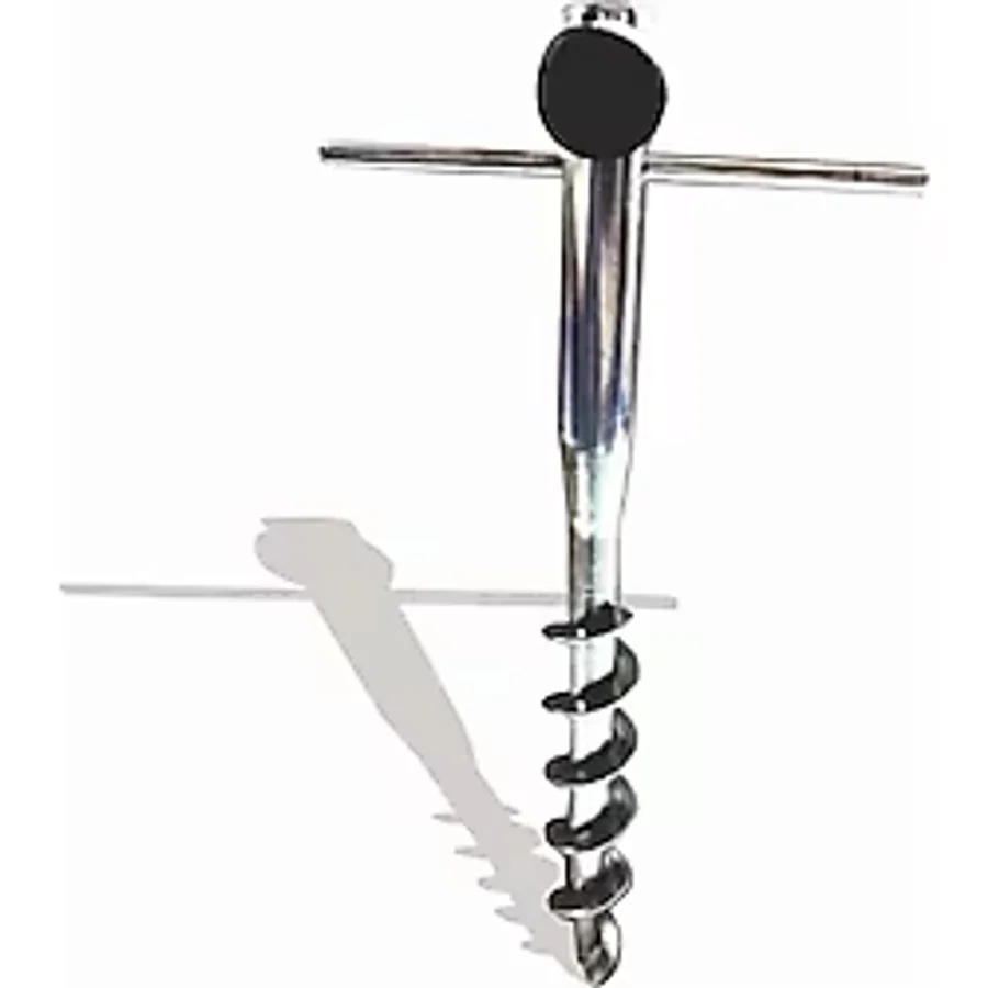 Hsmarket 40 Cm Plaj Şemsiyesi Kazığı Metal Plaj Şemsiye Kazığı Burgulu Kaz