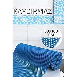 Hsnet Kaydırmaz Rulo Mat Halı Çekmece Sofra Dolap Kaydırmazı 60X100CM - TK002M-6XL2O9 - Çok Renkli - 60 x 100 cm
