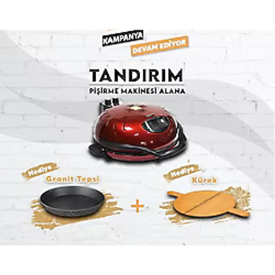 HSR HOME&LIVING PİZZA LAHMACUN TANDIR EKMEĞİ PİŞİRME MAKİNESİ