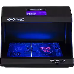 HTM Violet X Sahte Para Kontrol Cihazı Mor Işık (UV+WM)