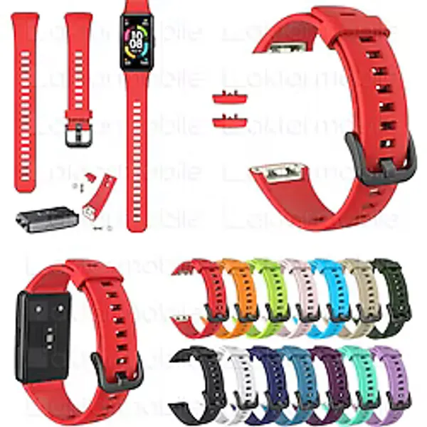 Huawei Band 6 Silikon Kordon Premium Spor Kayış - 14 Renk