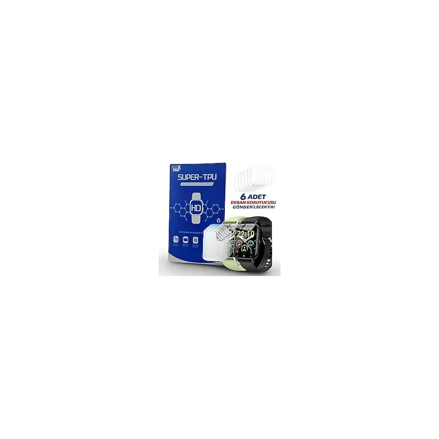 Huawei Watch 5 - 46Mm Uyumlu Ekran Koruyucu Ultra İnce Nano Maxxpro Hd Şeffaf