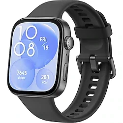 Huawei Watch Fit 3 Siyah Kauçuk Kayış Akıllı Saat