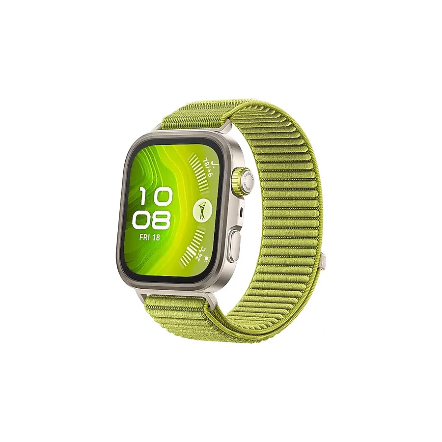 Huawei Watch Fit 4 Pro Yeşil Sportif Örgü Kayış Akıllı Saat