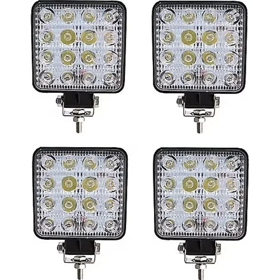 Hubstein Arsvision 16 LED Kare (4 Adet) Off Road Iş Makinası Çalışma Lambası Sis Farı