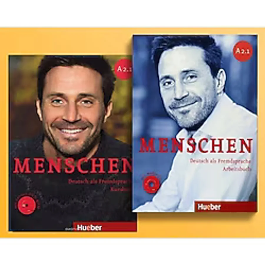 Hues Menschen A2.1 Kursbuch+Arbeitsbuch Dvd-Rom