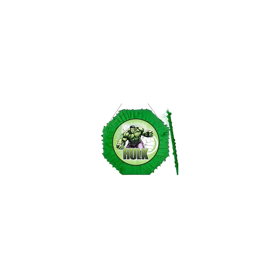 Hulk Avengers Pinyata 42cm + Sopası Doğum Günü Eğlencesi Pinyata Patlatma Zamanı