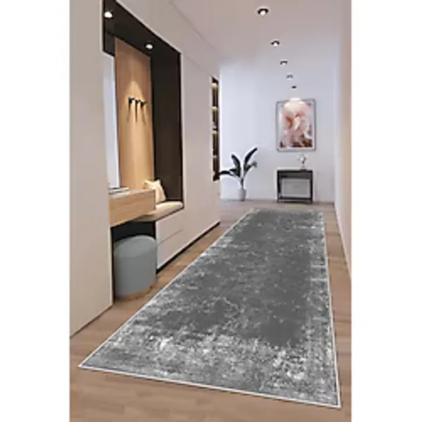 Hülya Home Kesme Yolluk Koridor Hol Antre Giriş Halısı Dijital Baskı Yıkanabilir Kaymaz Taban 3489