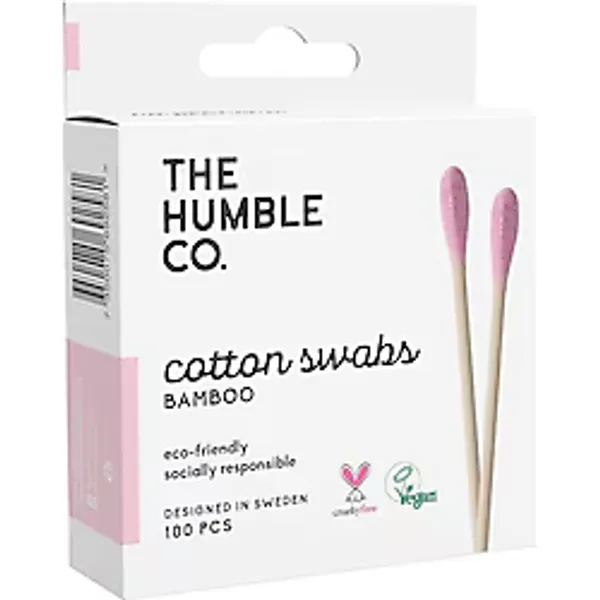 Humble Kulak Çubuğu Bambu Pembe 100'lü
