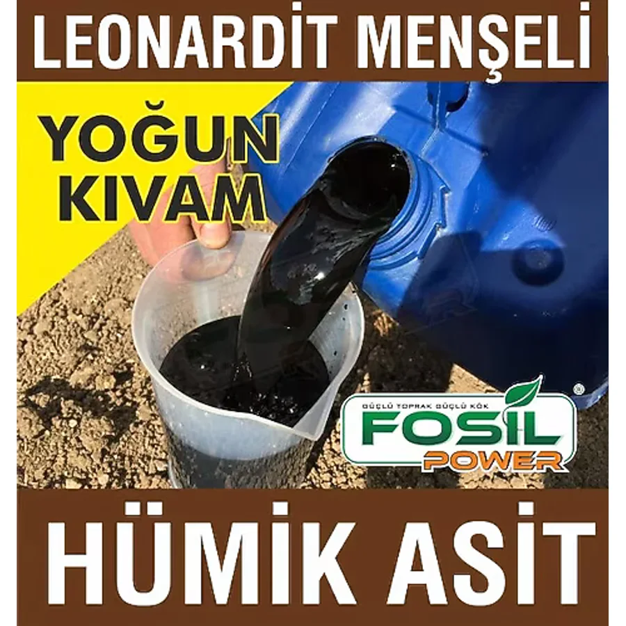 HÜMİK ASİT 20 LT Leonardit Menşeli Fosil Power