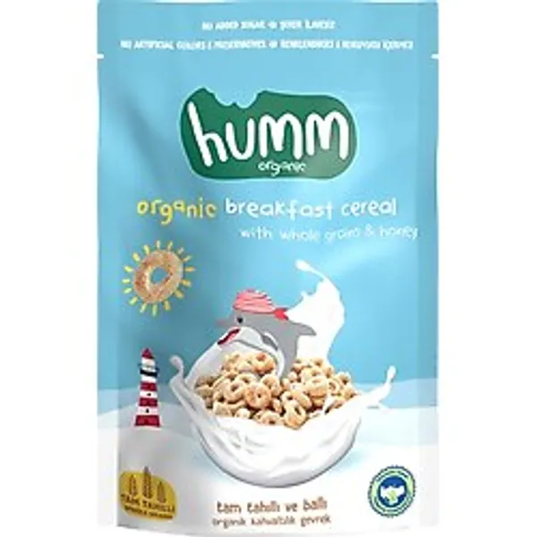 Humm Organik Tam Tahıllı Ballı Kahvaltılık Gevrek 80 Gr ( 1 ADET )