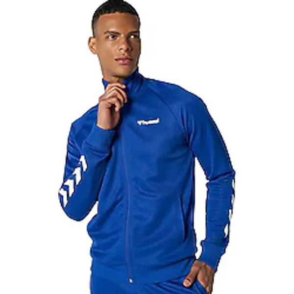 Hummel Falconzo 921133-7788 Mavi-Beyaz Erkek Eşofman Üstü