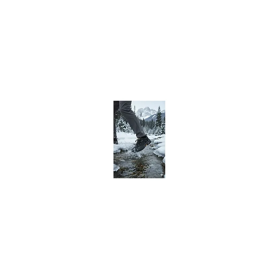 Humtto Erkek Spor Aktivite Trekking-Outdoor Dayanıklı Su Geçirmez Kışlık Kar Botu HT5K/W240674A - Siyah - 42