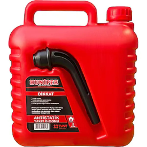 HUNİPER PLASTİK BENZİN BİDONU 5 LT KOD:304