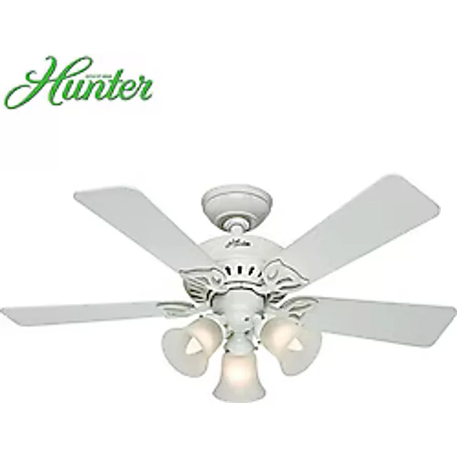 Hunter Beacon Hill Beyaz Aydınlatmalı Tavan Vantilatörü