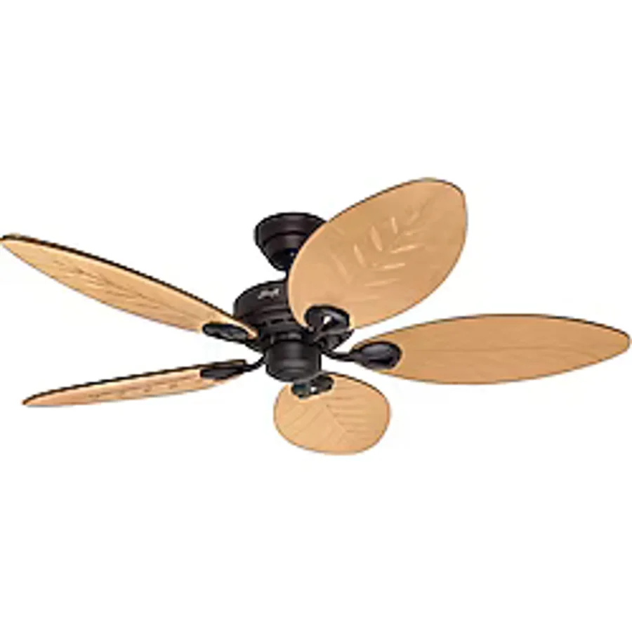 HUNTER FAN Hunter - Bayview Çağdaş Bronz - 137 Cm. Nemli Dış Mekan Tavan Vantilatörü
