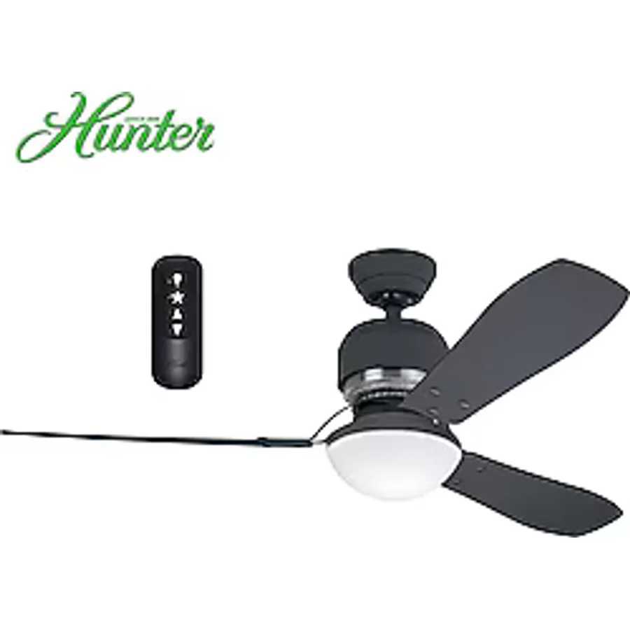 Hunter Industrie Uzaktan Kumandalı Aydınlatmalı Tavan Vantilatörü