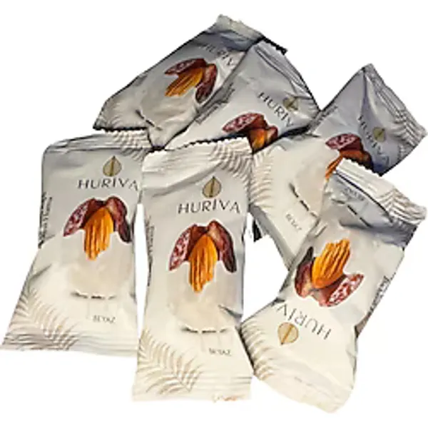 Huriva Beyaz Çikolatalı Bademli Hurma 500 G